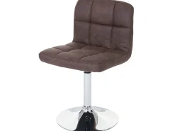 Silla de comedorCadiz (set de 2), vintage marrón oscuro