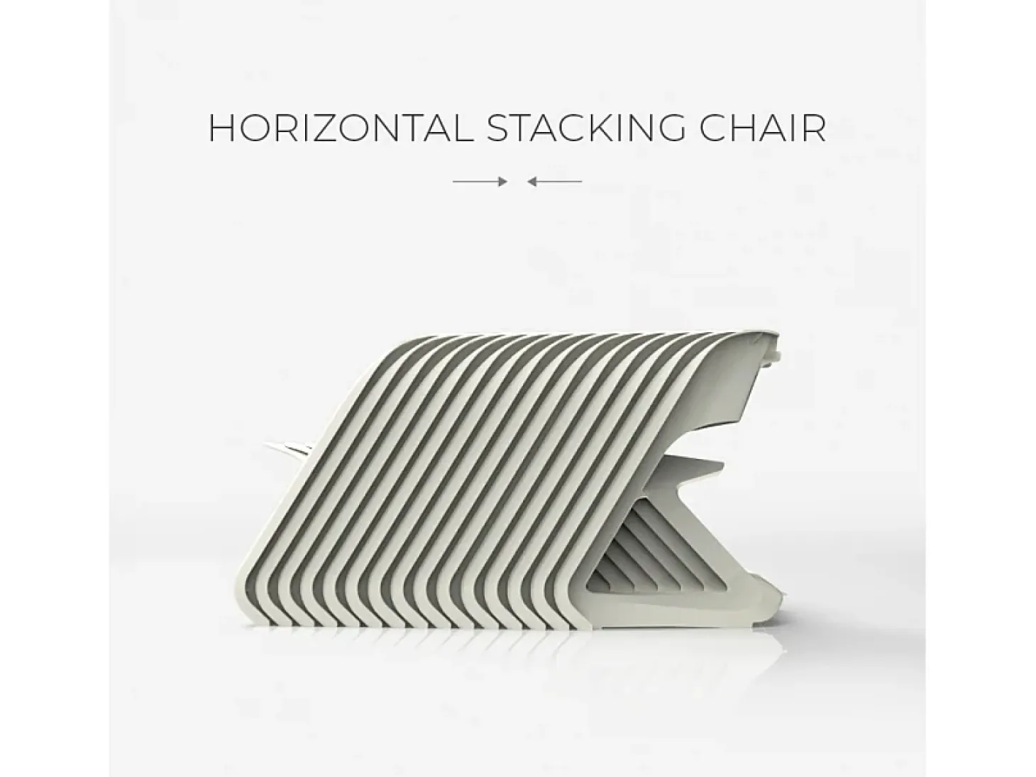 Silla de diseño apilable para bares, fiestas y eventos públicos plástico Nest - Naranja
