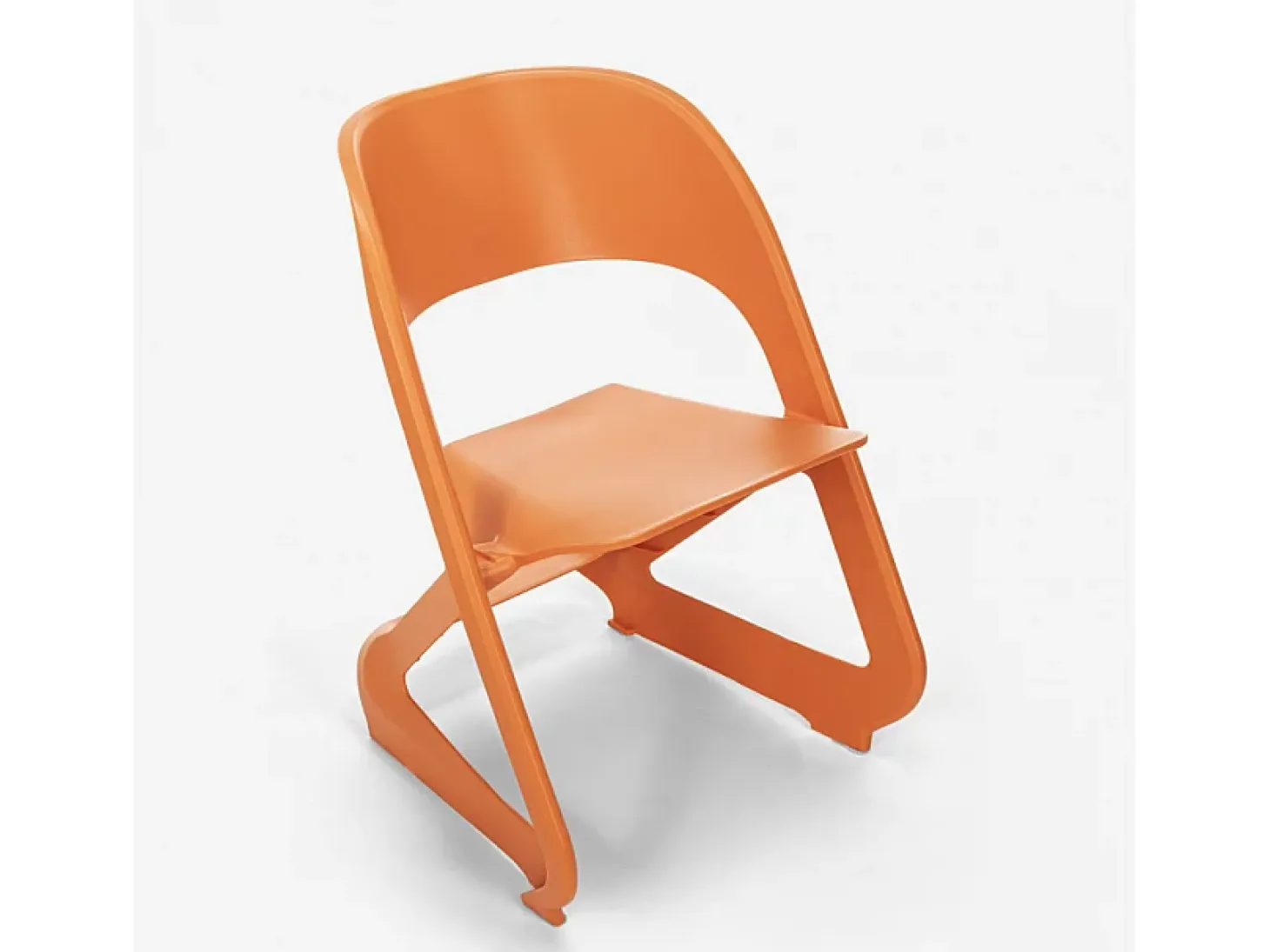Silla de diseño apilable para bares, fiestas y eventos públicos plástico Nest - Naranja