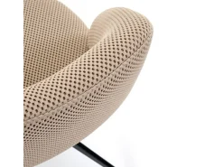 Silla de diseño Danilo giratoria 180° beige
