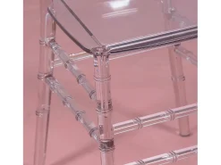 Silla de diseño en policarbonato transparente - Ghost - Transparente