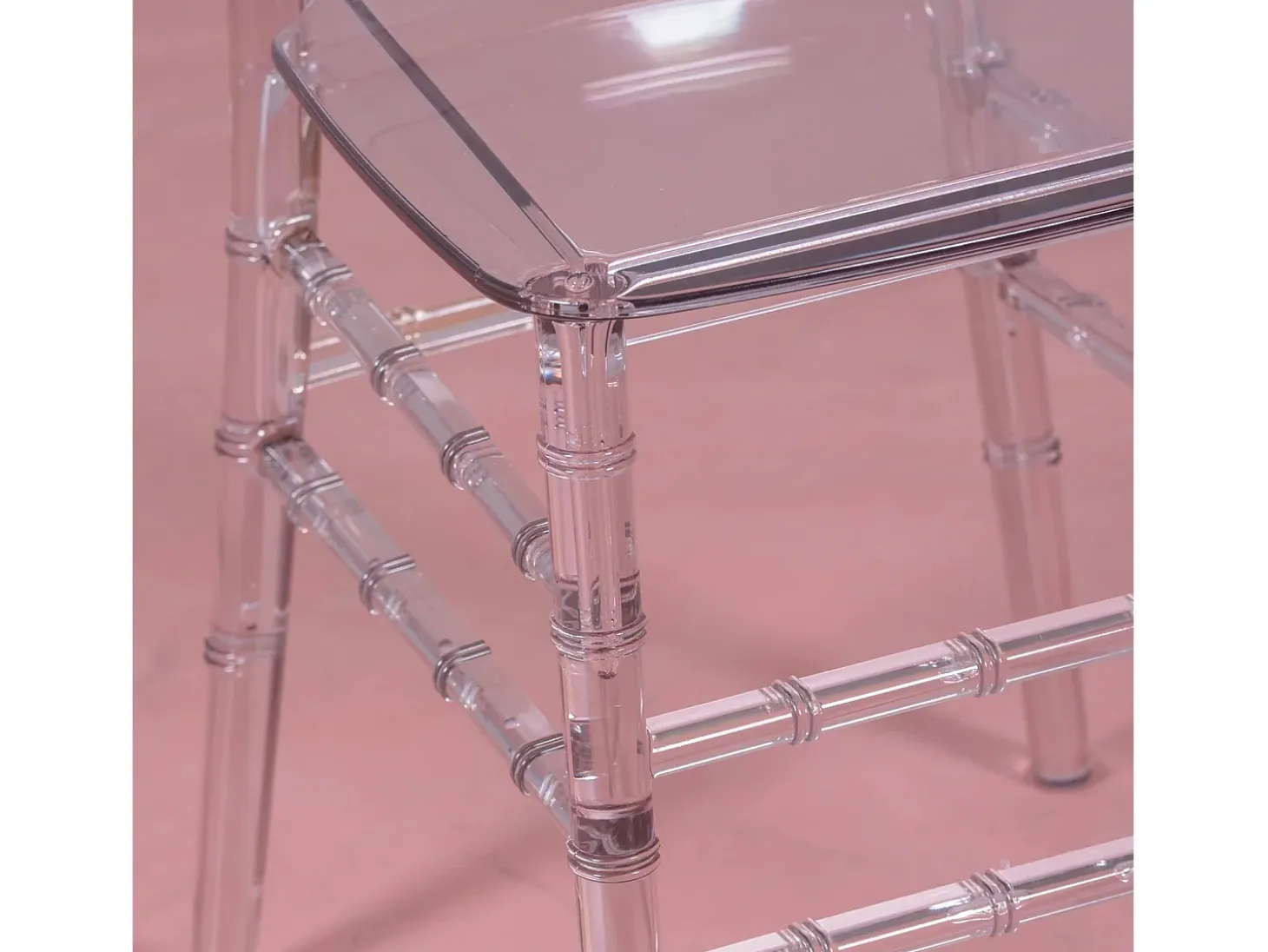 Silla de diseño en policarbonato transparente - Ghost - Transparente