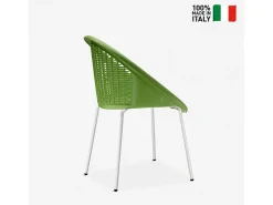 Silla de diseño moderno para bar de jardín, cocina, restaurante Scab Bon Bon