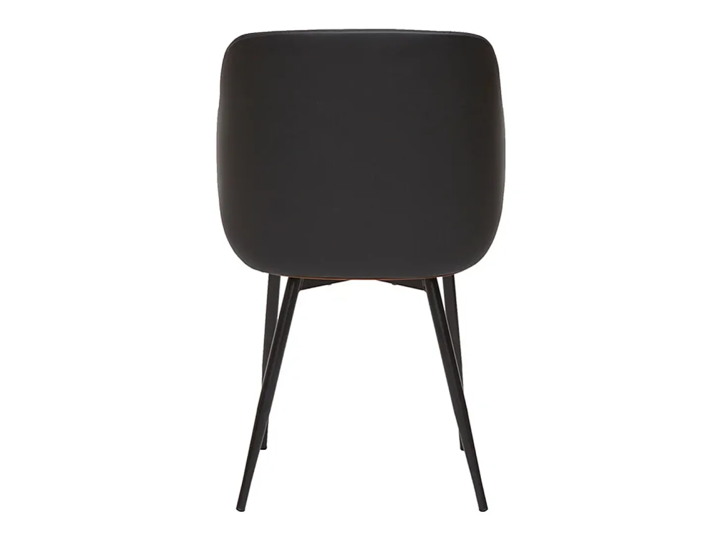 Silla de diseño negra con nogal LUCIEN
