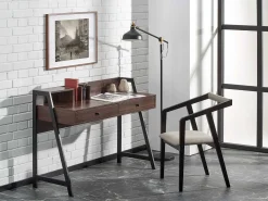 Silla de exterior de madera maciza 50 x 44 cm