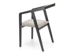 Silla de exterior de madera maciza 50 x 44 cm