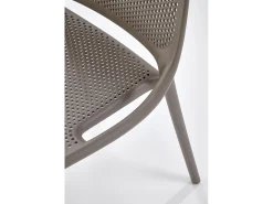 Silla de exterior de polipropileno 80x56