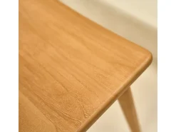 Silla de madera de teca maciza y rejilla