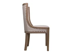 Silla de madera tapizada