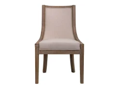 Silla de madera tapizada