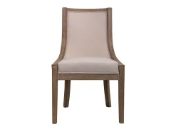 Silla de madera tapizada
