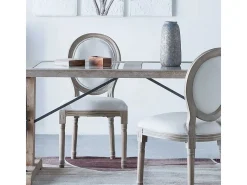 Silla De Madera Tapizada