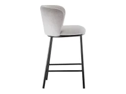Silla de mostrador 'Arthus' Tela Beige, dimensiones: H88.5 x L53 x P50.5 cm