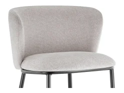 Silla de mostrador 'Arthus' Tela Beige, dimensiones: H88.5 x L53 x P50.5 cm