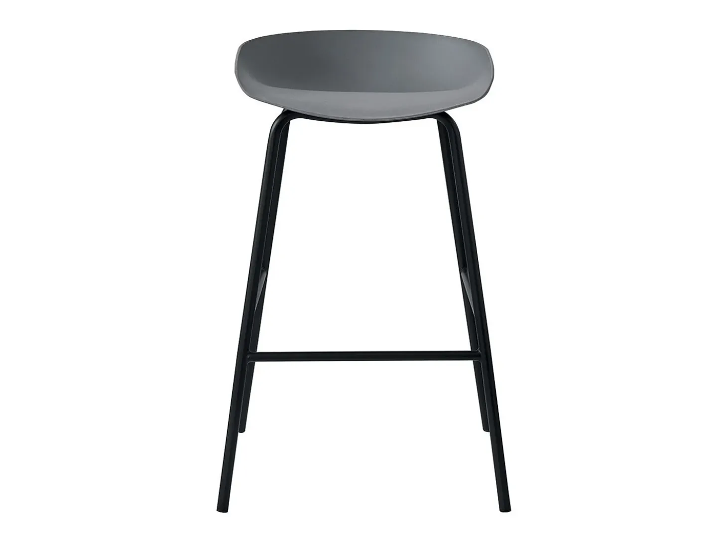 Silla de mostrador de diseño gris. Colección SIRA