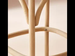 Silla de mostrador de madera maciza y rejilla L50 cm - BISTROT