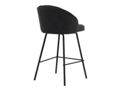 Silla de mostrador 'Juni' Bouclé Gris, dimensiones: H87 x L52 x P51 cm.