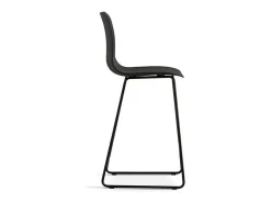 Silla de mostrador ''Mario'' PP Negra, dimensiones: H100.5 x L51 x P44cm
