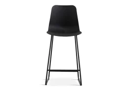 Silla de mostrador ''Mario'' PP Negra, dimensiones: H100.5 x L51 x P44cm