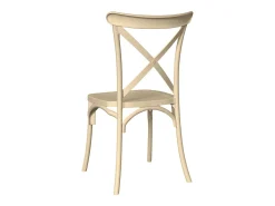 Silla de plástico beige sprint polipropileno apilable x6
