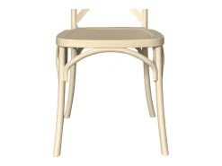 Silla de plástico beige sprint polipropileno apilable x6