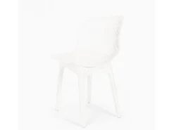 Silla de polipropileno para cocina, bar, restaurante, jardín moderno Bluetit - Blanco