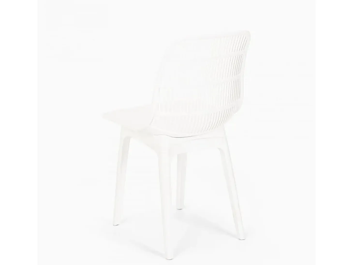 Silla de polipropileno para cocina, bar, restaurante, jardín moderno Bluetit - Blanco