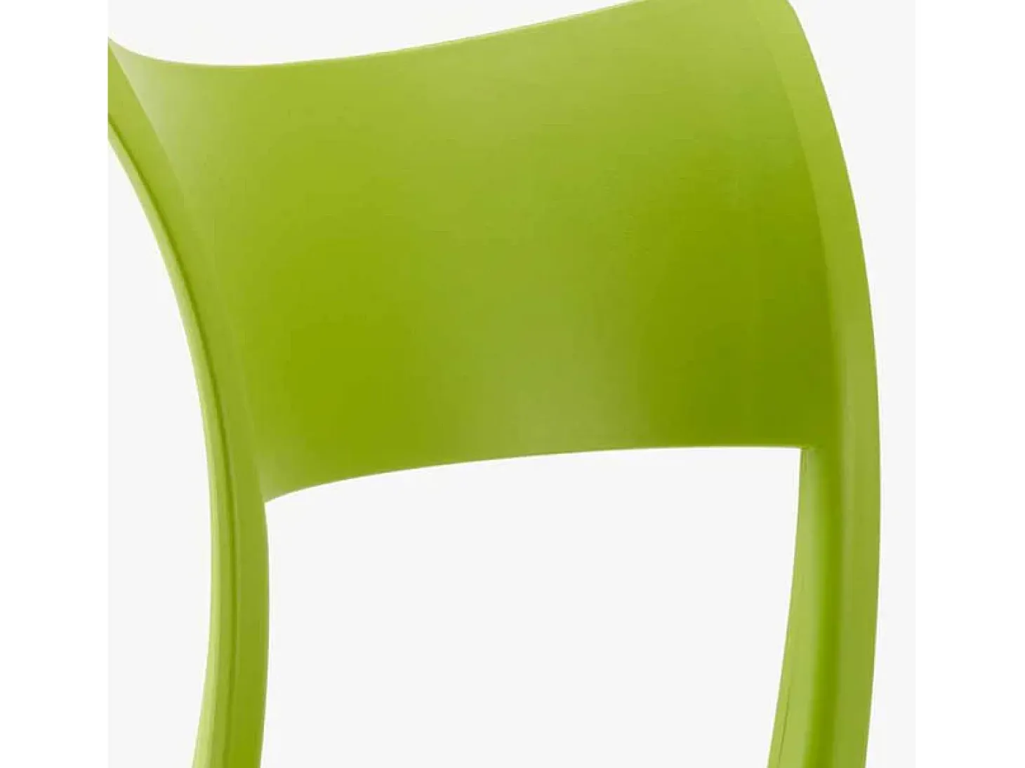Silla de Polipropileno para Cocina Bar Restaurante y Jardín Parisienne - Verde