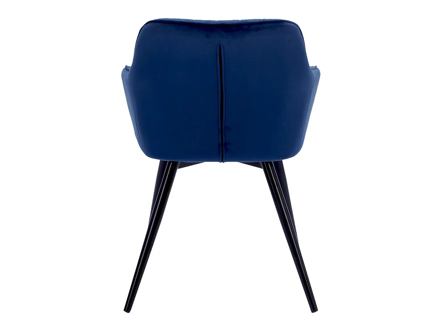 Silla de terciopelo azul BERTILLE - HAPPY GARDEN