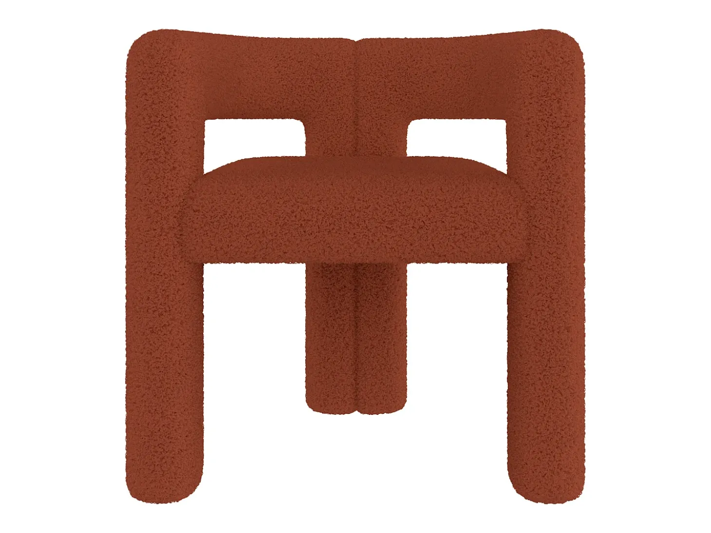 Silla de terciopelo Teddy marrón - estilo patchwork - ideal para cafetería, salón o comidas en familia