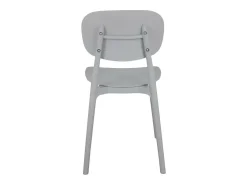 Silla diseño moderno polipropileno cocina exterior comedor Nantes - Gris claro