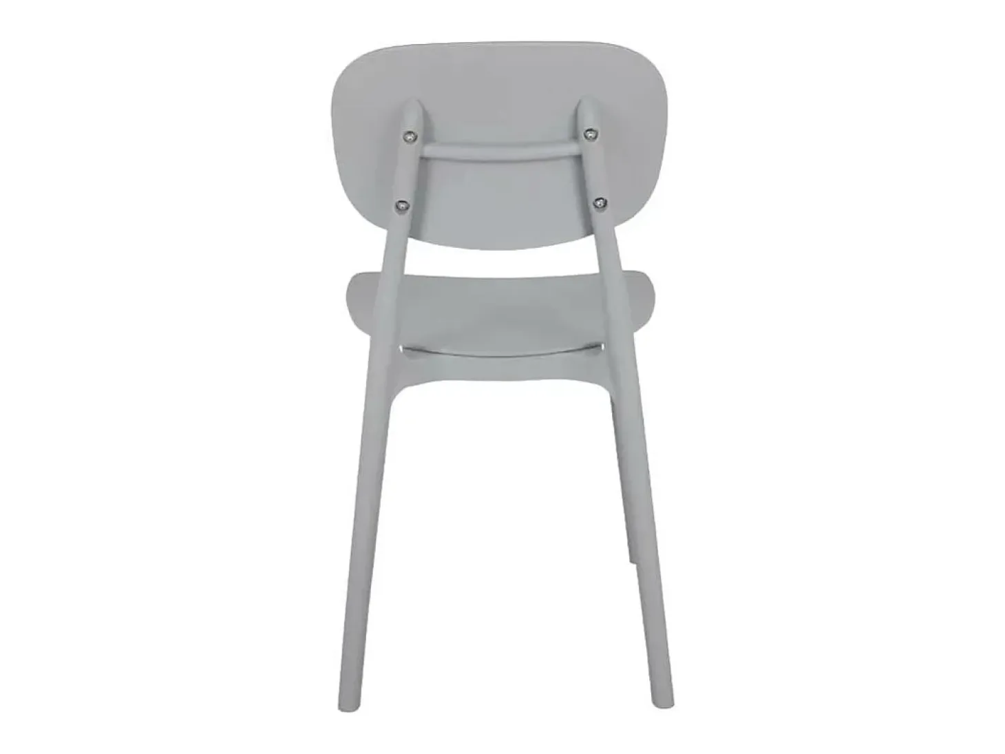 Silla diseño moderno polipropileno cocina exterior comedor Nantes - Gris claro