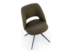 Silla giratoria de acero 52 x 79 cm