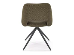 Silla giratoria de acero 52 x 79 cm