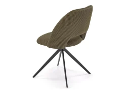Silla giratoria de acero 52 x 79 cm