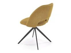 Silla giratoria de acero 52 x 79 cm