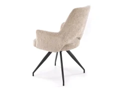 Silla giratoria de acero 58 x 88 cm