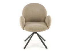 Silla giratoria de acero 64 x 46 cm