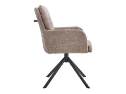 Silla giratoria de tela colección PLUMO color arena