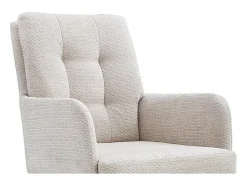 Silla giratoria de tela colección PLUMO color beige