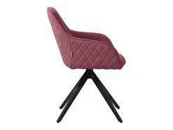 Silla giratoria Silla de comedor Sillón 360 grados giratorio Silla de salón Rosa