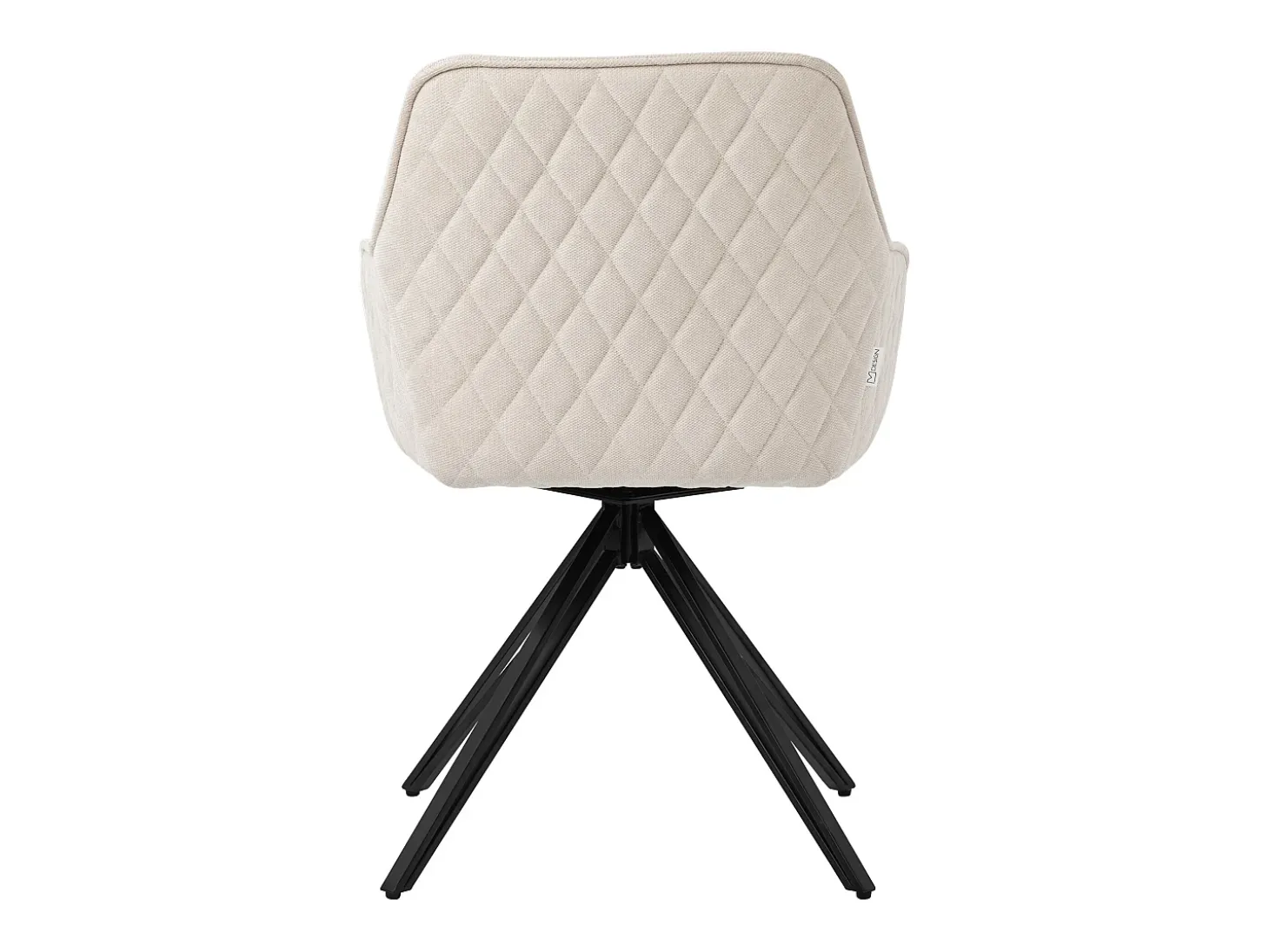 Silla giratoria Silla de comedor Sillón Giratorio 360 grados Silla de salón Crem