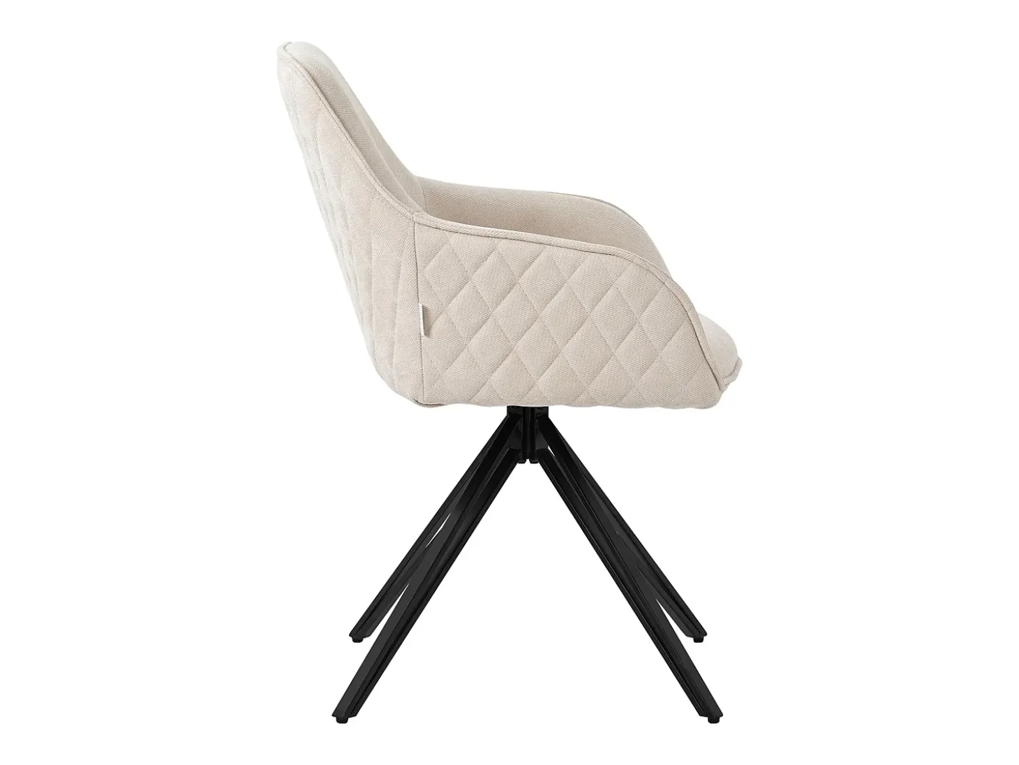 Silla giratoria Silla de comedor Sillón Giratorio 360 grados Silla de salón Crem