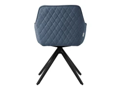 Silla giratoria Silla de comedor Sillón Giratorio 360 grados Silla de salón Azul