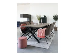 Silla Harbo, Marrón, 62x56x89 cm, Kendra Home