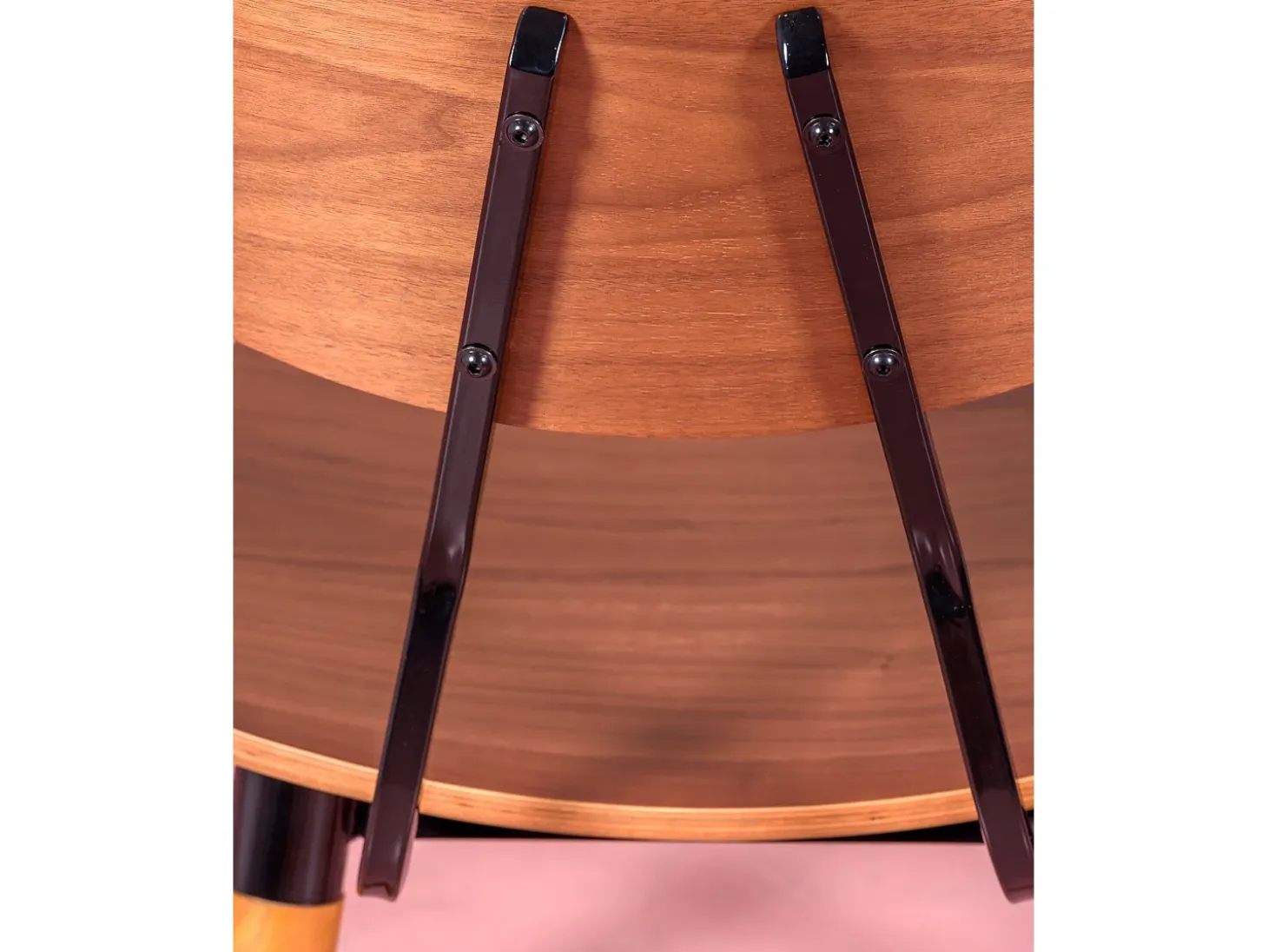 Silla industrial en madera de nogal - Copine - Nogal