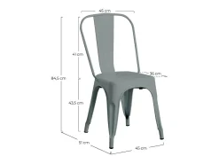 Silla Industrial Strong 45x54x85cm Thinia Home
