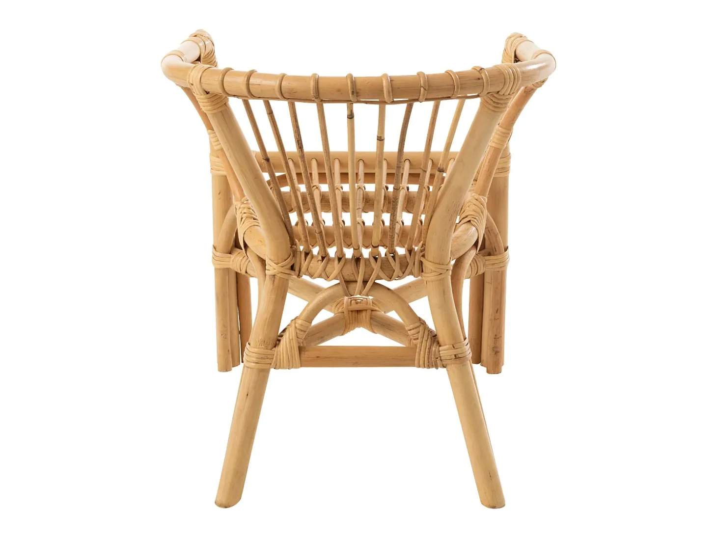 Silla infantil Filou de ratán natural L 45 cm