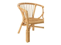 Silla infantil Filou de ratán natural L 45 cm