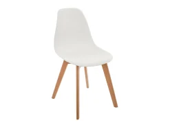 Silla infantil madera blanco Nordic petit 56,5x31x32cm